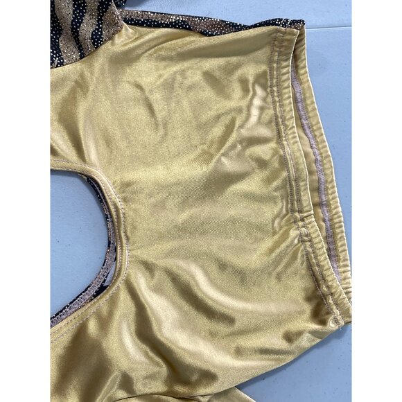 Whirl A Weve Dance Creation Top Child Large Animal Print Long Sleeve Performance - Picture 5 of 7